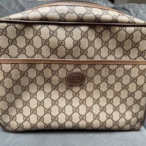 Vintage Gucci GG Supreme Canvas Shoulder Bag | Missing Strap | Made in Italy